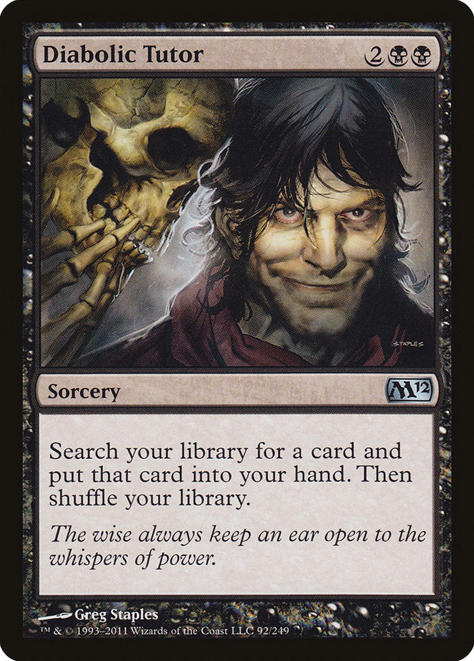 Diabolic Tutor [Magic 2012] | Pegasus Games WI