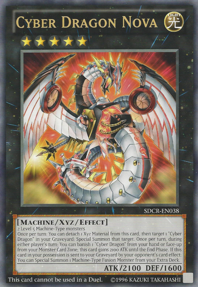 Cyber Dragon Nova (Oversized) (Machine Madness) [SDCR-EN038] Promo | Pegasus Games WI