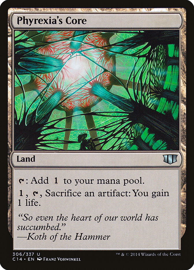 Phyrexia's Core [Commander 2014] | Pegasus Games WI