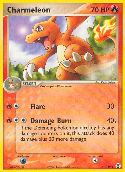 Charmeleon (31/112) [EX: FireRed & LeafGreen] | Pegasus Games WI