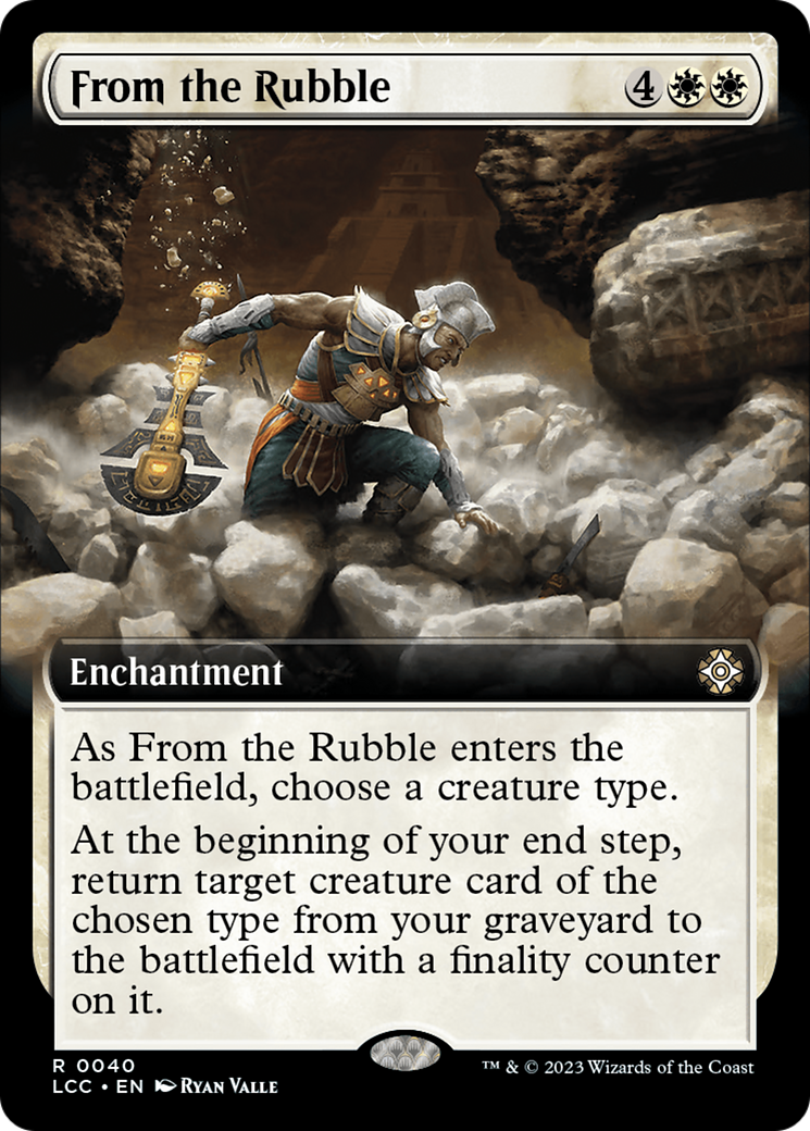 From the Rubble (Extended Art) [The Lost Caverns of Ixalan Commander] | Pegasus Games WI