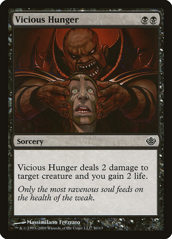 Vicious Hunger [Duel Decks: Garruk vs. Liliana] | Pegasus Games WI