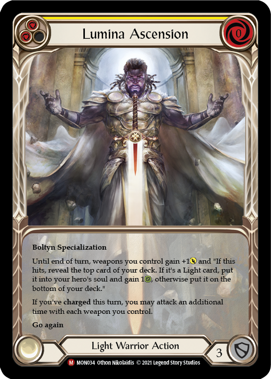 Lumina Ascension (Extended Art Rainbow Foil) [MON034-EA] 1st Edition Rainbow Foil | Pegasus Games WI