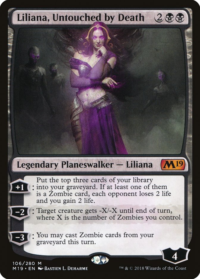 Liliana, Untouched by Death [Core Set 2019] | Pegasus Games WI