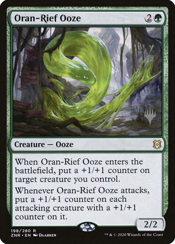 Oran-Rief Ooze (Promo Pack) [Zendikar Rising Promos] | Pegasus Games WI