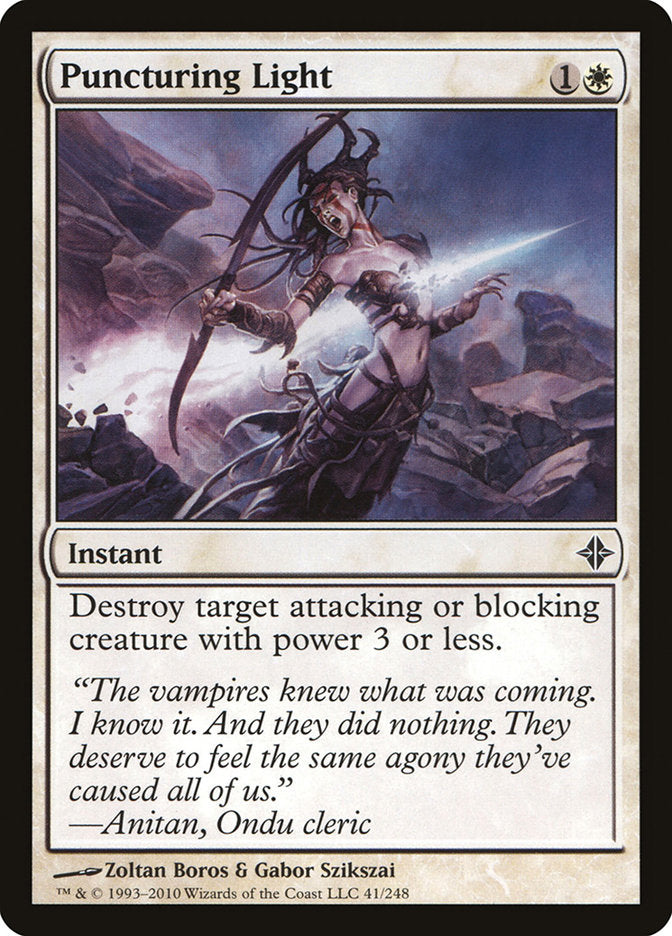 Puncturing Light [Rise of the Eldrazi] | Pegasus Games WI
