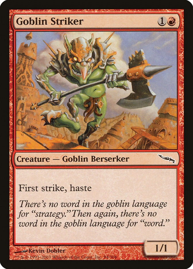 Goblin Striker [Mirrodin] | Pegasus Games WI