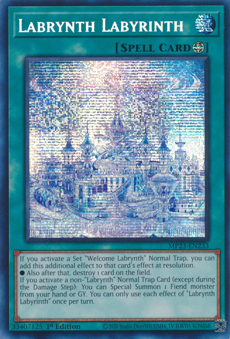 Labrynth Labyrinth [MP23-EN233] Prismatic Secret Rare | Pegasus Games WI