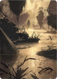 Murkwater Pathway Art Card [Zendikar Rising Art Series] | Pegasus Games WI