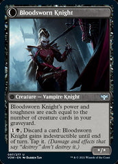 Bloodsworn Squire // Bloodsworn Knight [Innistrad: Crimson Vow] | Pegasus Games WI