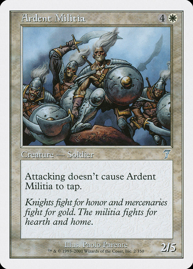 Ardent Militia [Seventh Edition] | Pegasus Games WI