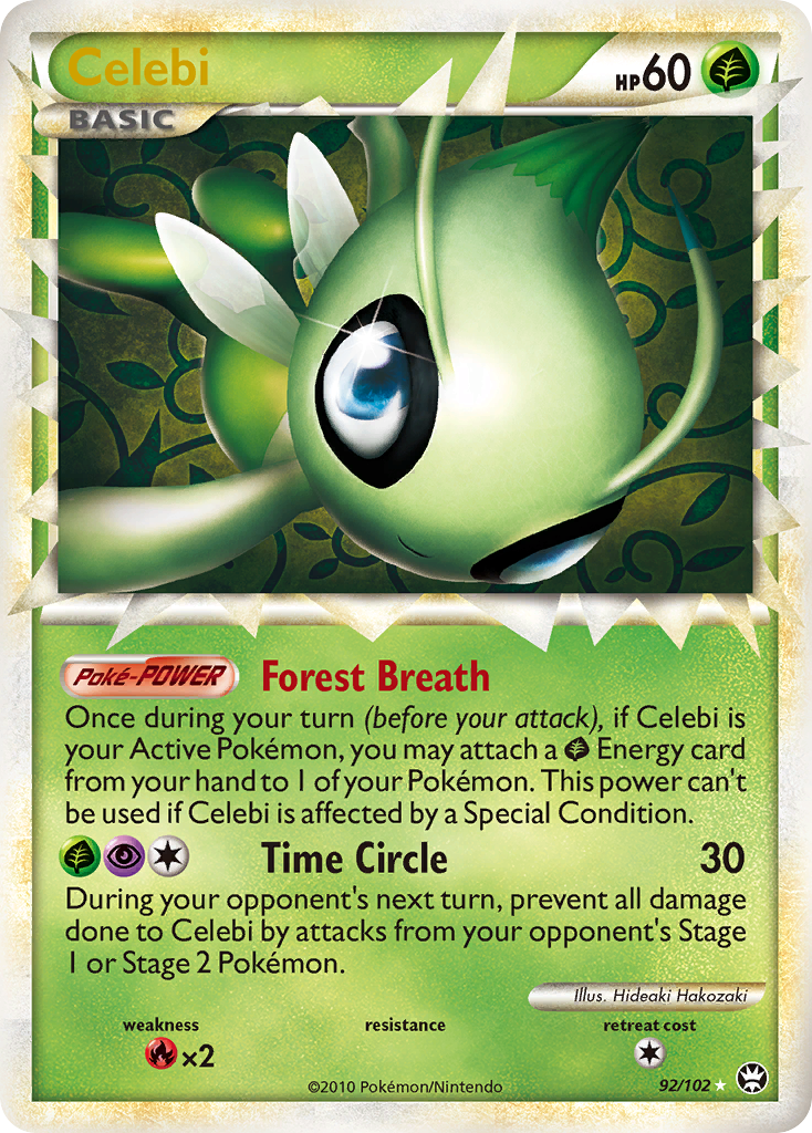 Celebi (92/102) [HeartGold & SoulSilver: Triumphant] | Pegasus Games WI