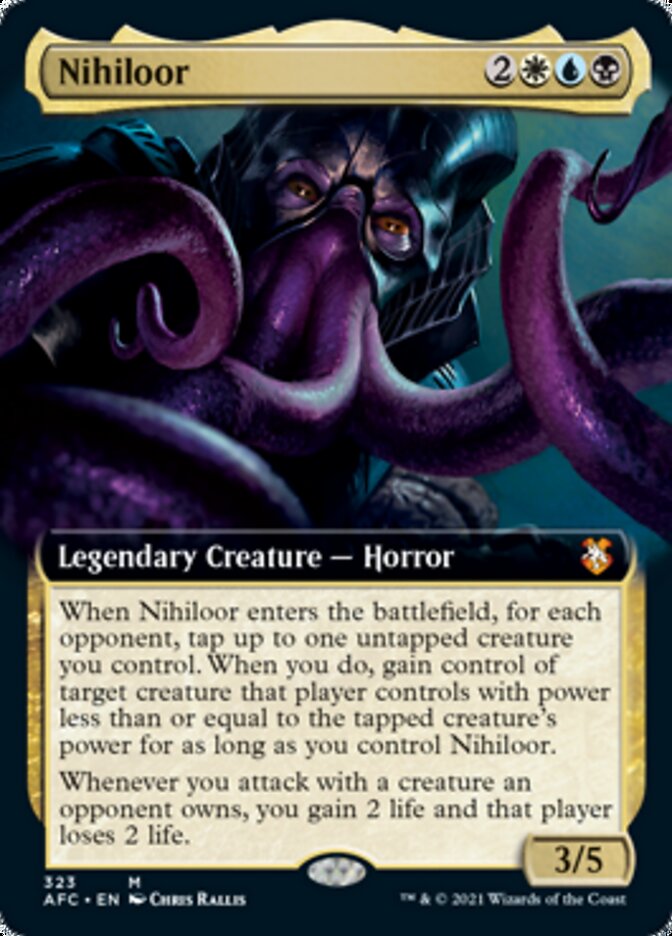 Nihiloor (Extended Art) [Dungeons & Dragons: Adventures in the Forgotten Realms Commander] | Pegasus Games WI