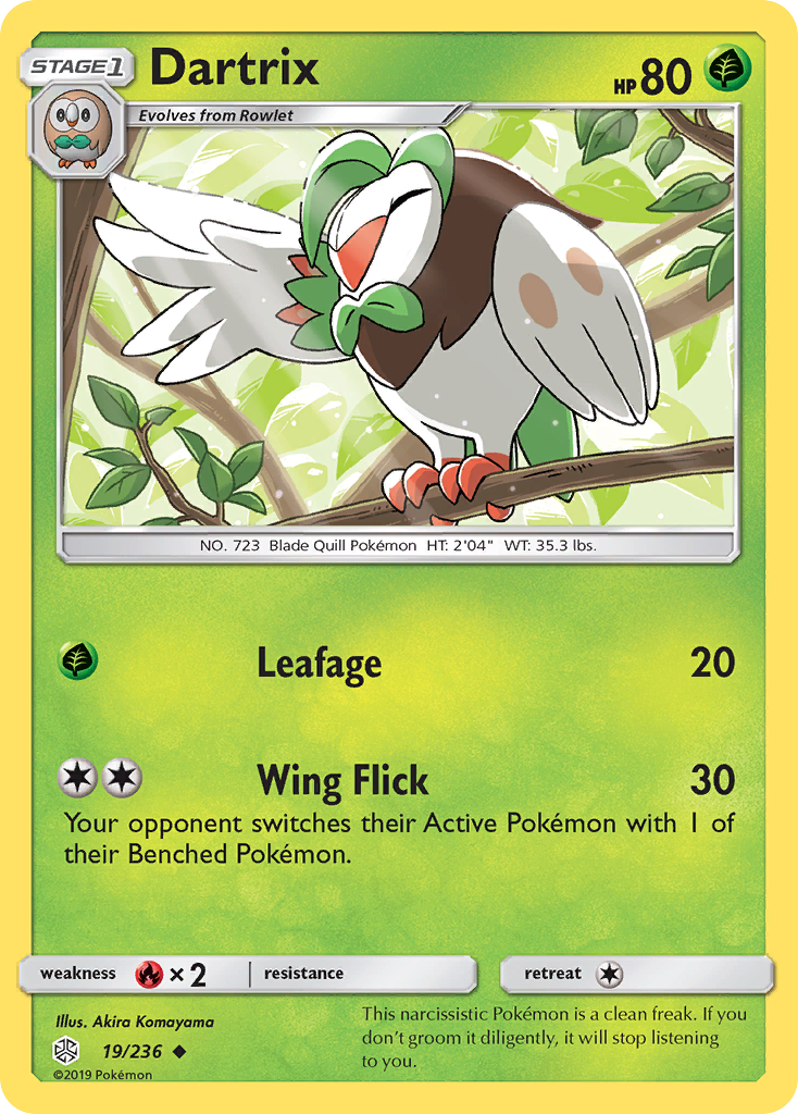 Dartrix (19/236) [Sun & Moon: Cosmic Eclipse] | Pegasus Games WI