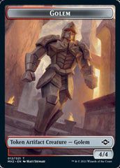 Golem // Treasure (21) Double-Sided Token [Modern Horizons 2 Tokens] | Pegasus Games WI