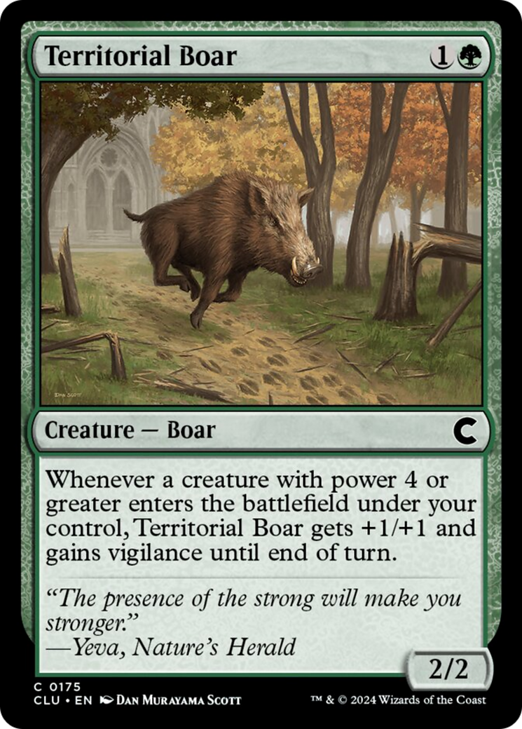 Territorial Boar [Ravnica: Clue Edition] | Pegasus Games WI