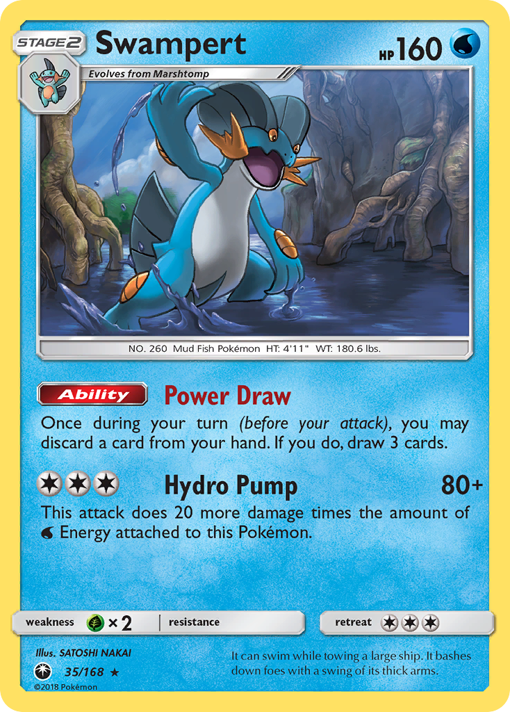 Swampert (35/168) [Sun & Moon: Celestial Storm] | Pegasus Games WI