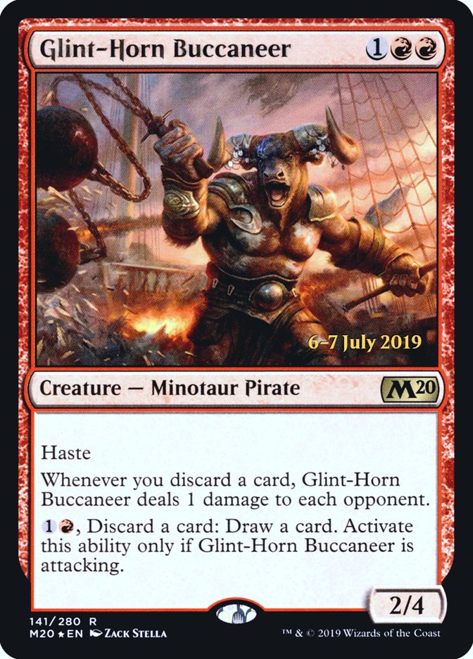 Glint-Horn Buccaneer [Core Set 2020 Prerelease Promos] | Pegasus Games WI