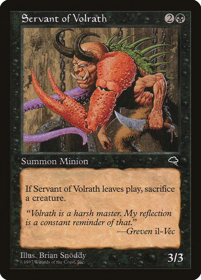 Servant of Volrath [Tempest] | Pegasus Games WI