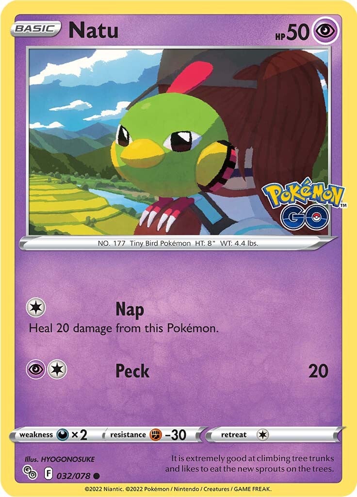 Natu (032/078) [Pokémon GO] | Pegasus Games WI