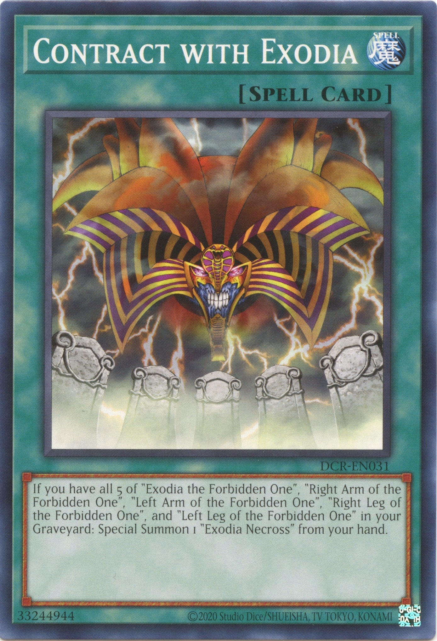 Contract with Exodia (25th Anniversary) [DCR-EN031] Common | Pegasus Games WI