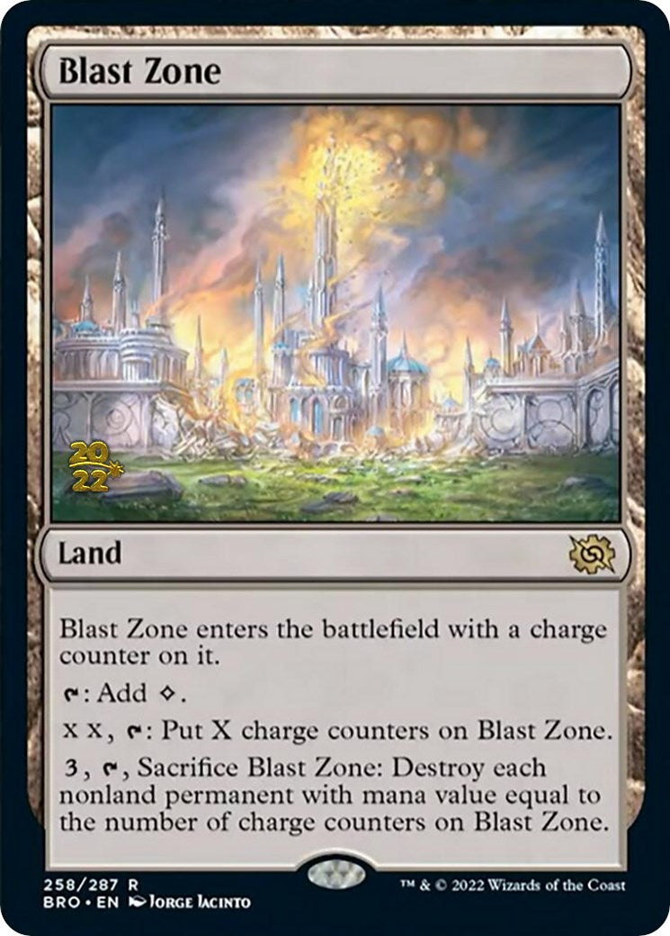 Blast Zone (258) [The Brothers' War Prerelease Promos] | Pegasus Games WI