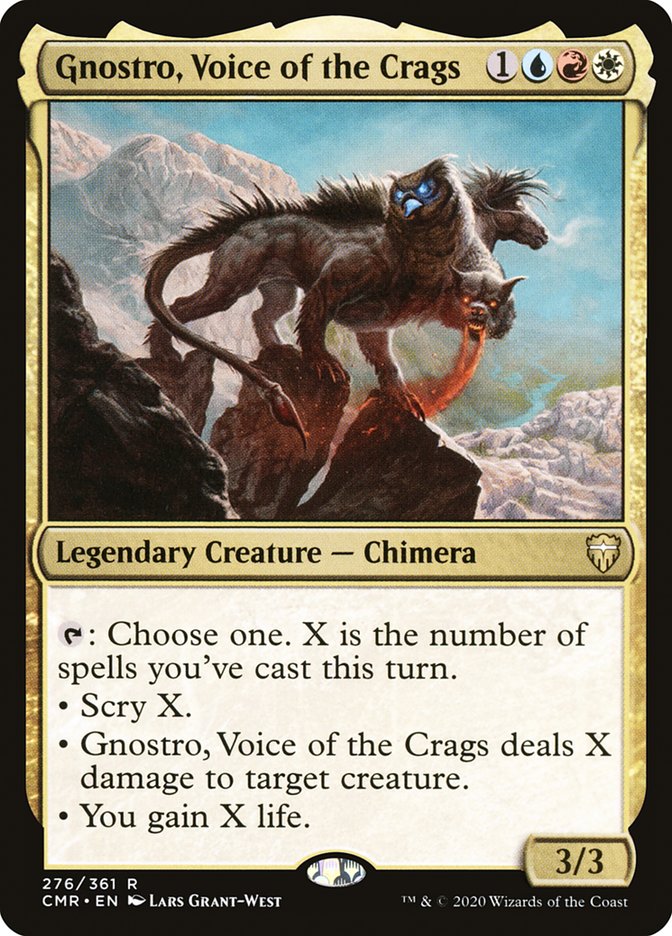 Gnostro, Voice of the Crags [Commander Legends] | Pegasus Games WI