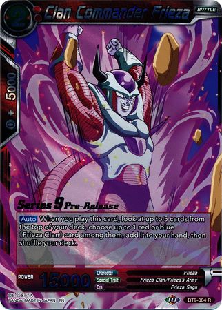 Clan Commander Frieza (Universal Onslaught) [BT9-004] | Pegasus Games WI