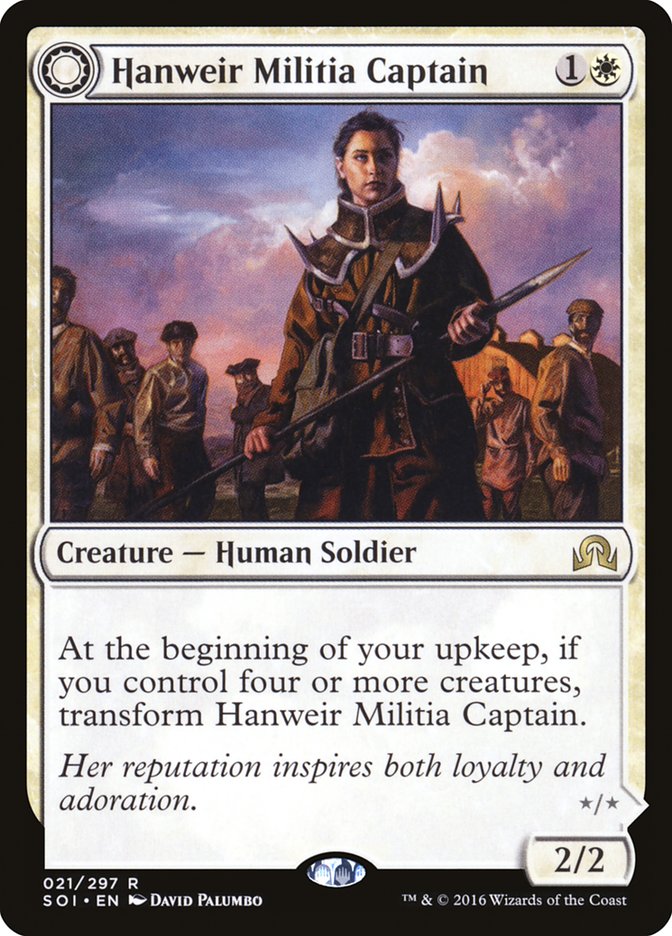Hanweir Militia Captain // Westvale Cult Leader [Shadows over Innistrad] | Pegasus Games WI