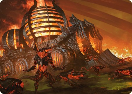 Urabrask's Forge Art Card [Phyrexia: All Will Be One Art Series] | Pegasus Games WI