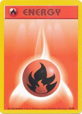 Fire Energy (98/102) [Base Set Unlimited] | Pegasus Games WI