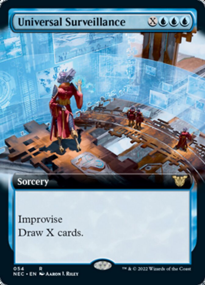 Universal Surveillance (Extended Art) [Kamigawa: Neon Dynasty Commander] | Pegasus Games WI