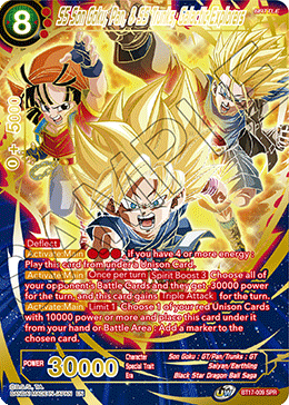 SS Son Goku, Pan, & SS Trunks, Galactic Explorers (SPR) (BT17-009) [Ultimate Squad] | Pegasus Games WI
