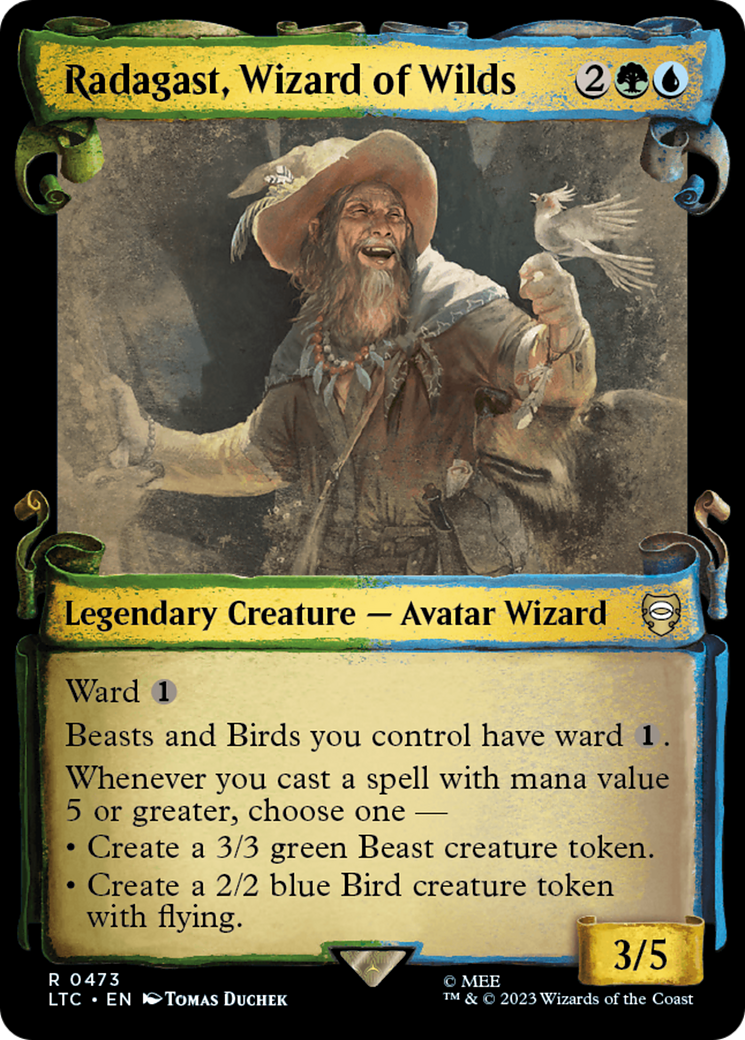 Radagast, Wizard of Wilds [The Lord of the Rings: Tales of Middle-Earth Commander Showcase Scrolls] | Pegasus Games WI