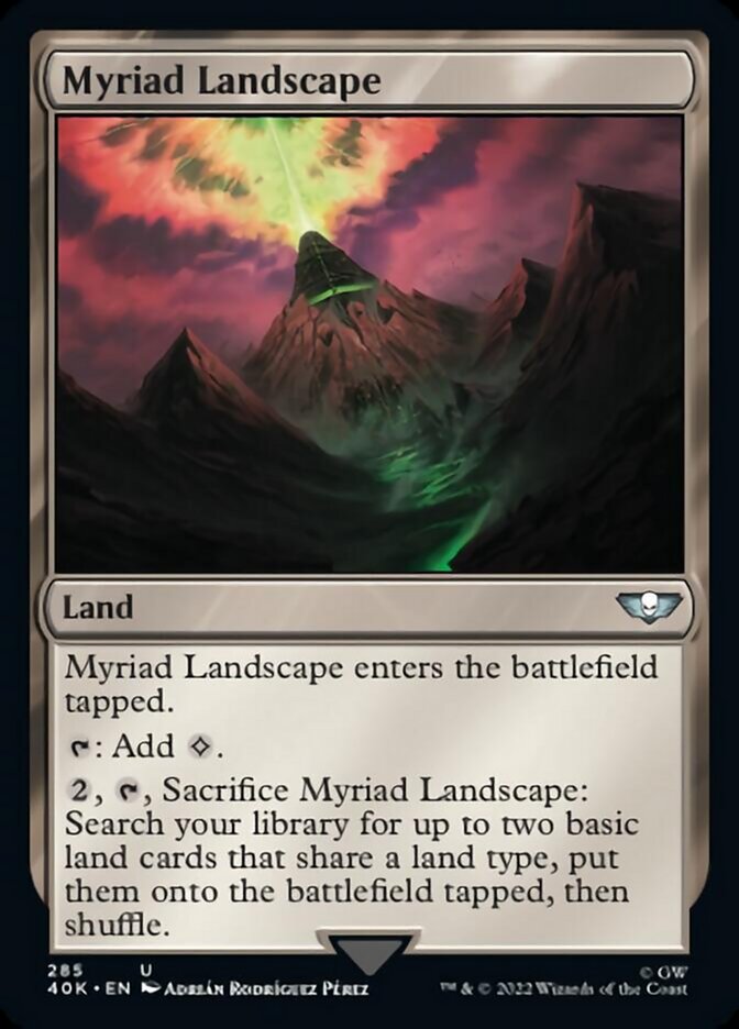 Myriad Landscape (Surge Foil) [Warhammer 40,000] | Pegasus Games WI