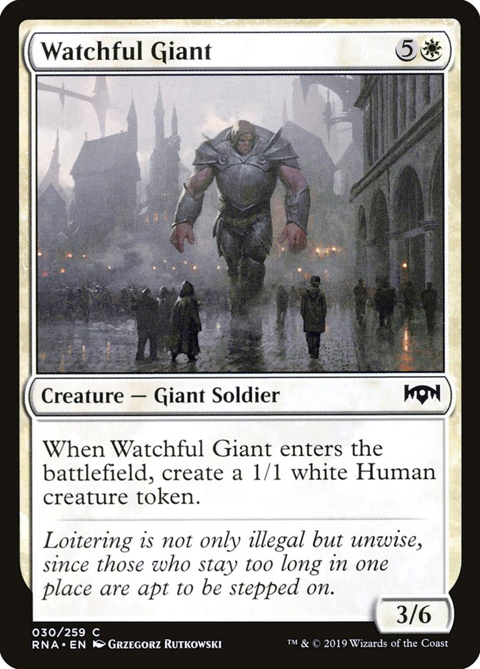 Watchful Giant [Ravnica Allegiance] | Pegasus Games WI