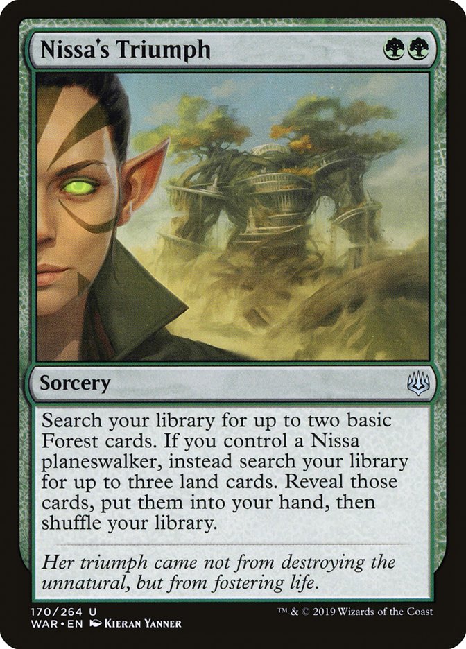 Nissa's Triumph [War of the Spark] | Pegasus Games WI