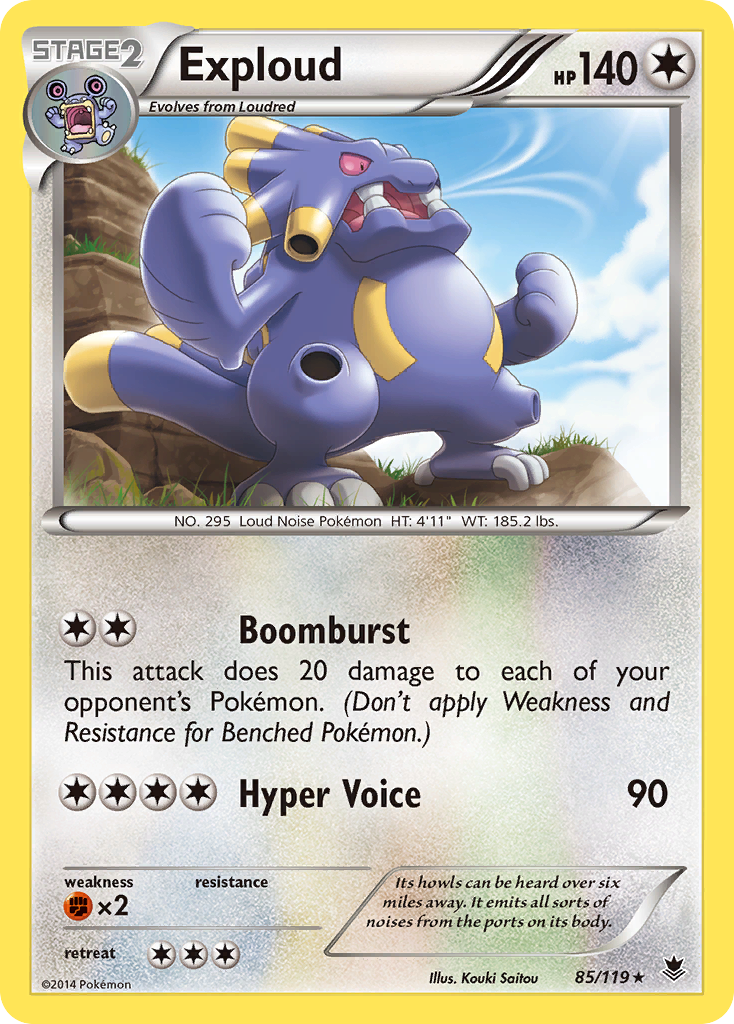 Exploud (85/119) [XY: Phantom Forces] | Pegasus Games WI