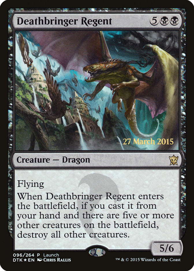 Deathbringer Regent (Launch) [Dragons of Tarkir Prerelease Promos] | Pegasus Games WI