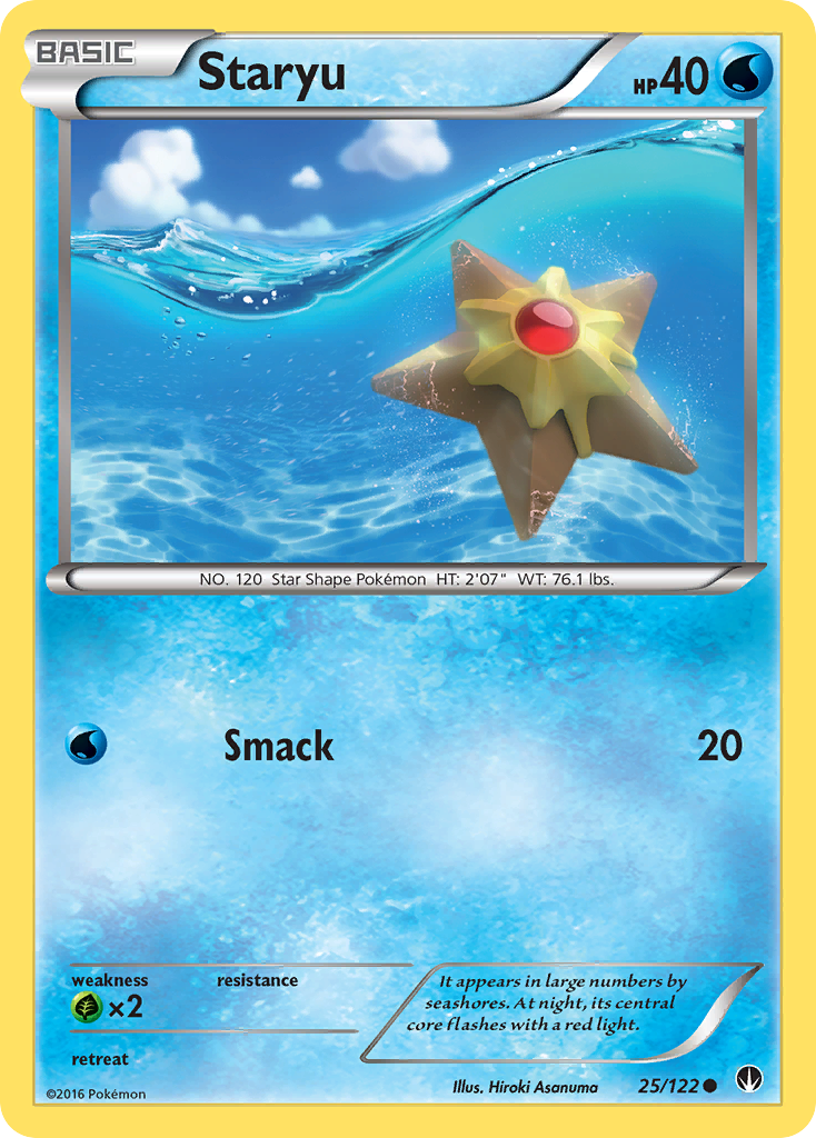 Staryu (25/122) [XY: BREAKpoint] | Pegasus Games WI