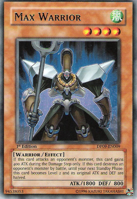 Max Warrior [DP09-EN009] Rare | Pegasus Games WI