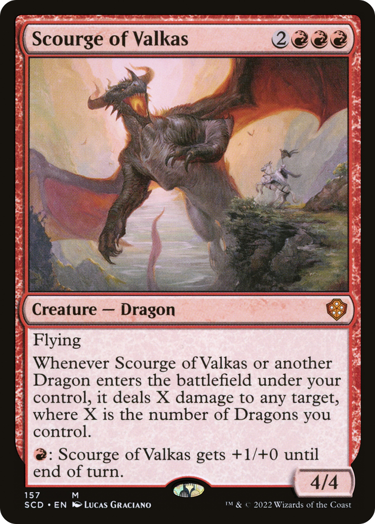 Scourge of Valkas [Starter Commander Decks] | Pegasus Games WI