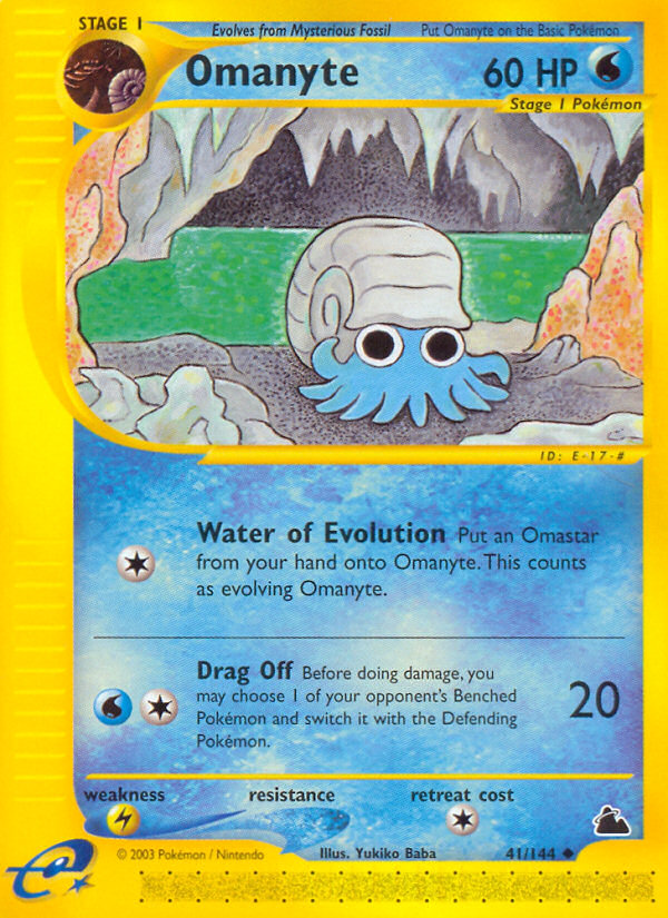 Omanyte (41/144) [Skyridge] | Pegasus Games WI