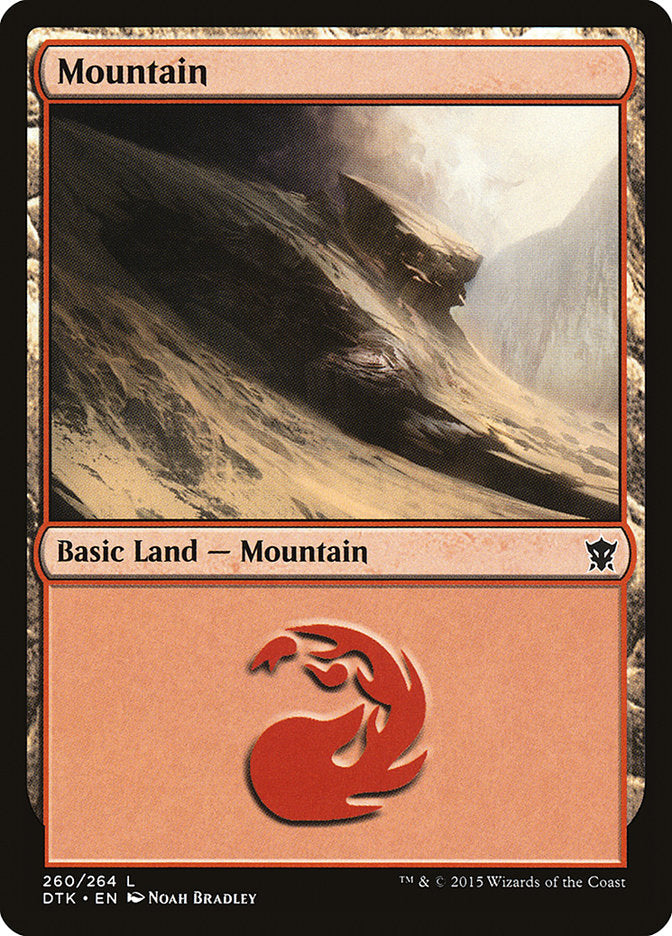 Mountain (260) [Dragons of Tarkir] | Pegasus Games WI