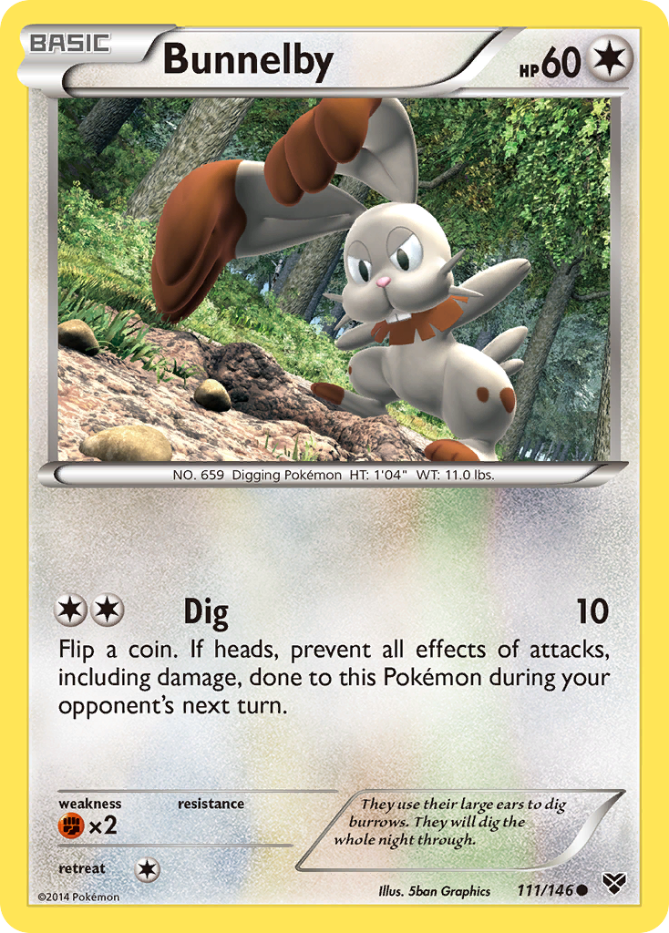 Bunnelby (111/146) [XY: Base Set] | Pegasus Games WI