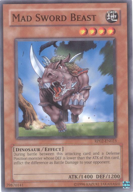 Mad Sword Beast [RP02-EN023] Common | Pegasus Games WI