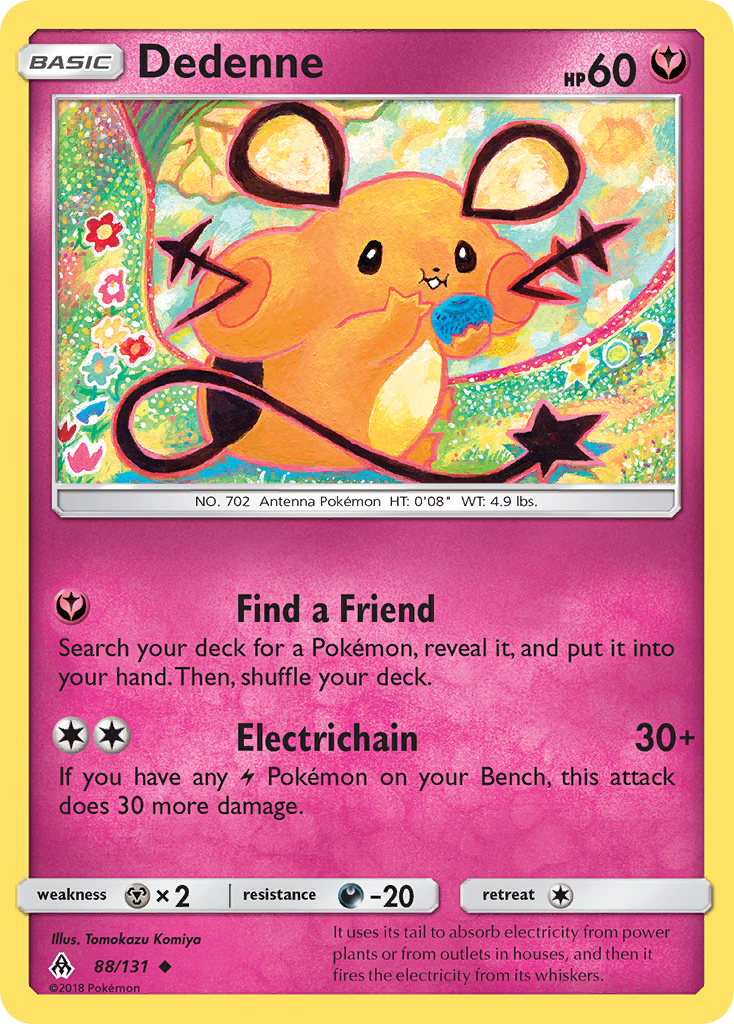 Dedenne (88/131) [Sun & Moon: Forbidden Light] | Pegasus Games WI