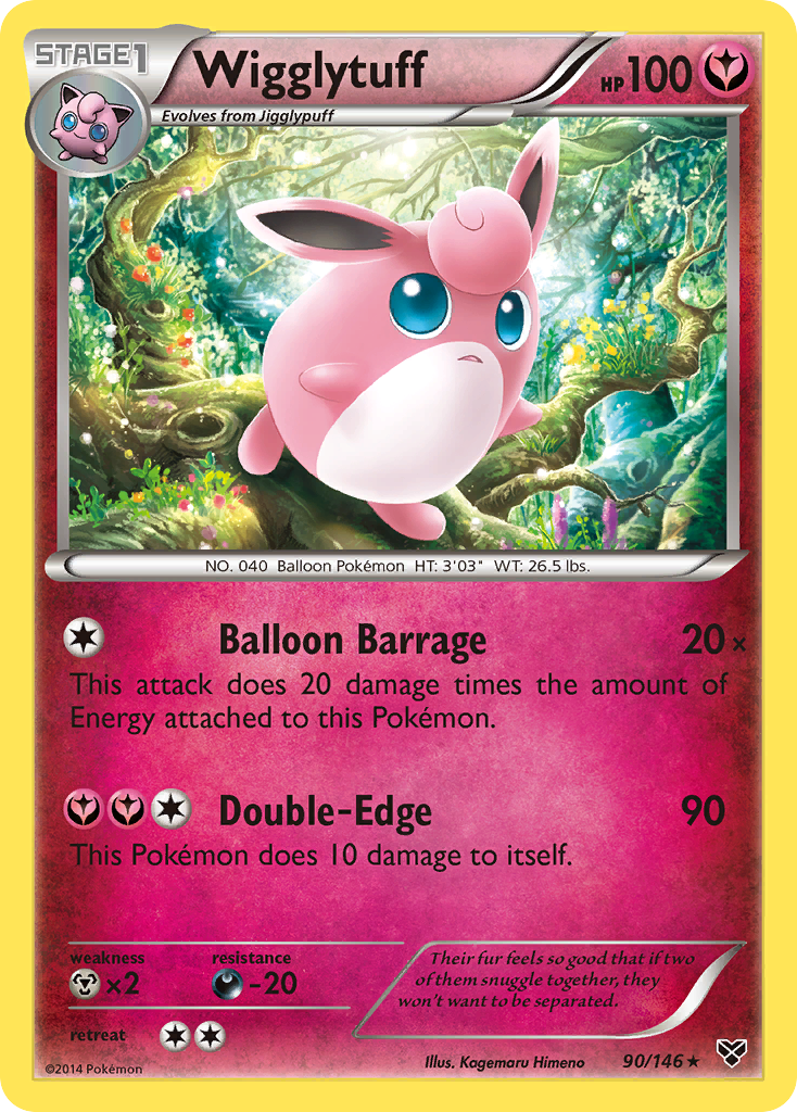 Wigglytuff (90/146) [XY: Base Set] | Pegasus Games WI