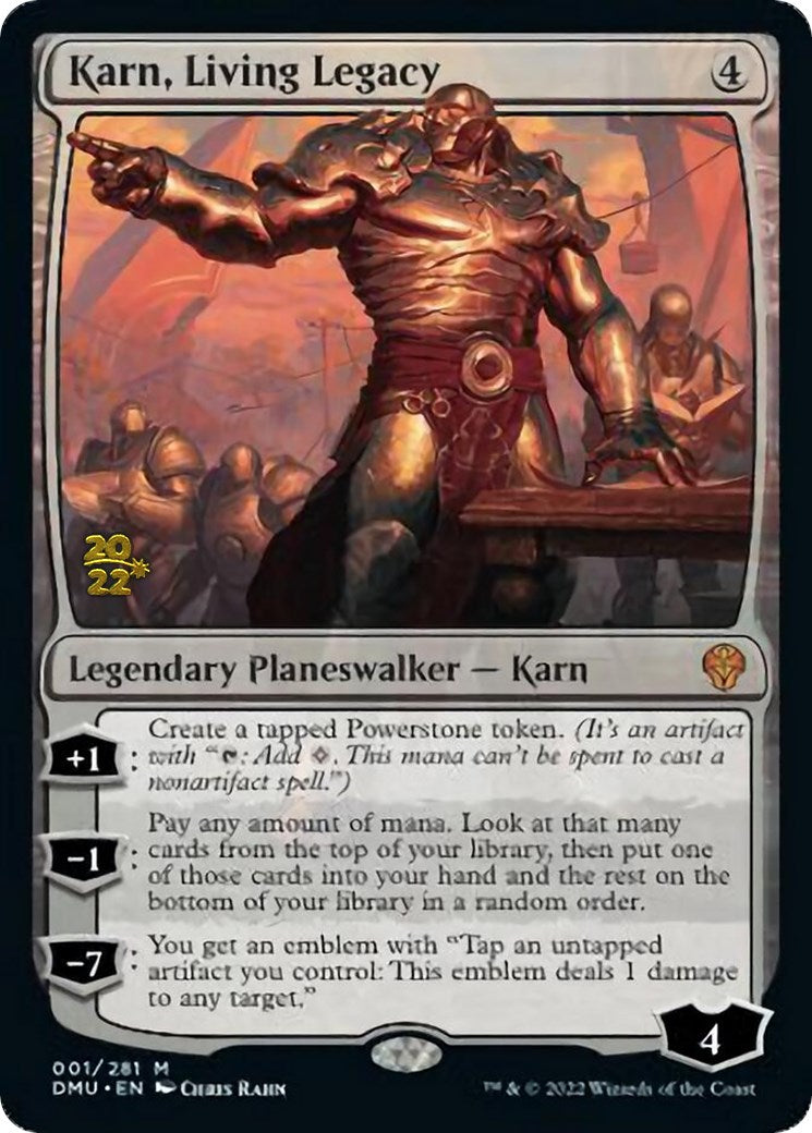 Karn, Living Legacy [Dominaria United Prerelease Promos] | Pegasus Games WI