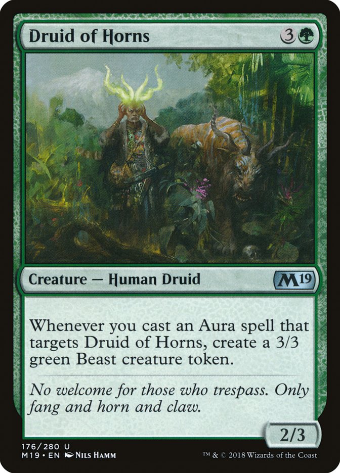 Druid of Horns [Core Set 2019] | Pegasus Games WI